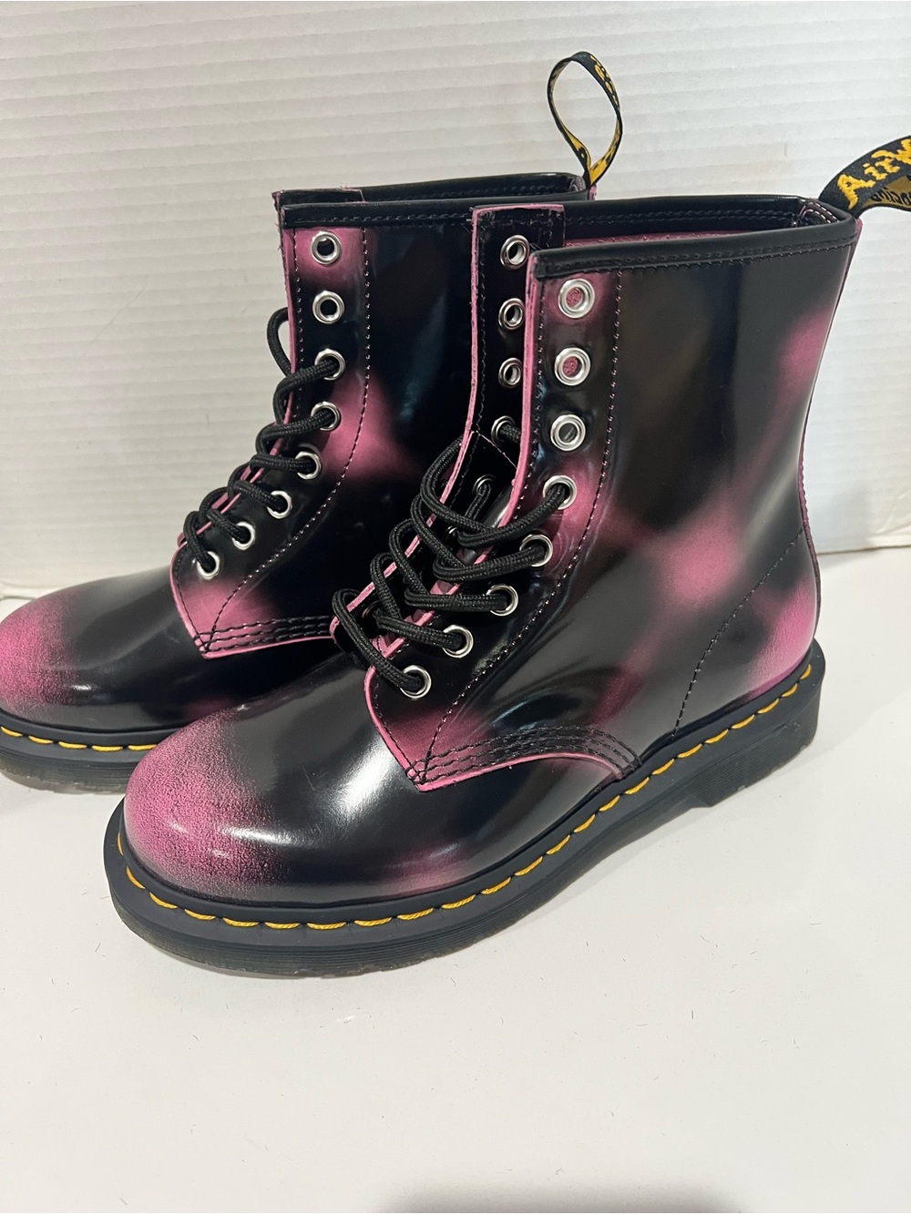 Dr. Martens 1460 Distressed Arcadia Lace-Up Boots Size W7